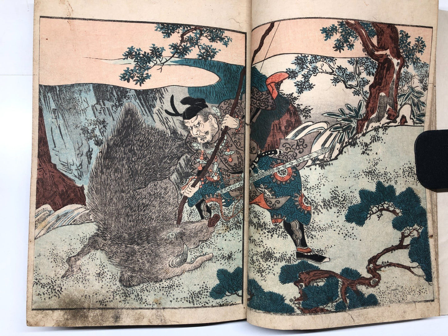 Kita Busei Woodblock Print Book Vol.1 part 1-3:Warriors, Warlord & monsters 1839
