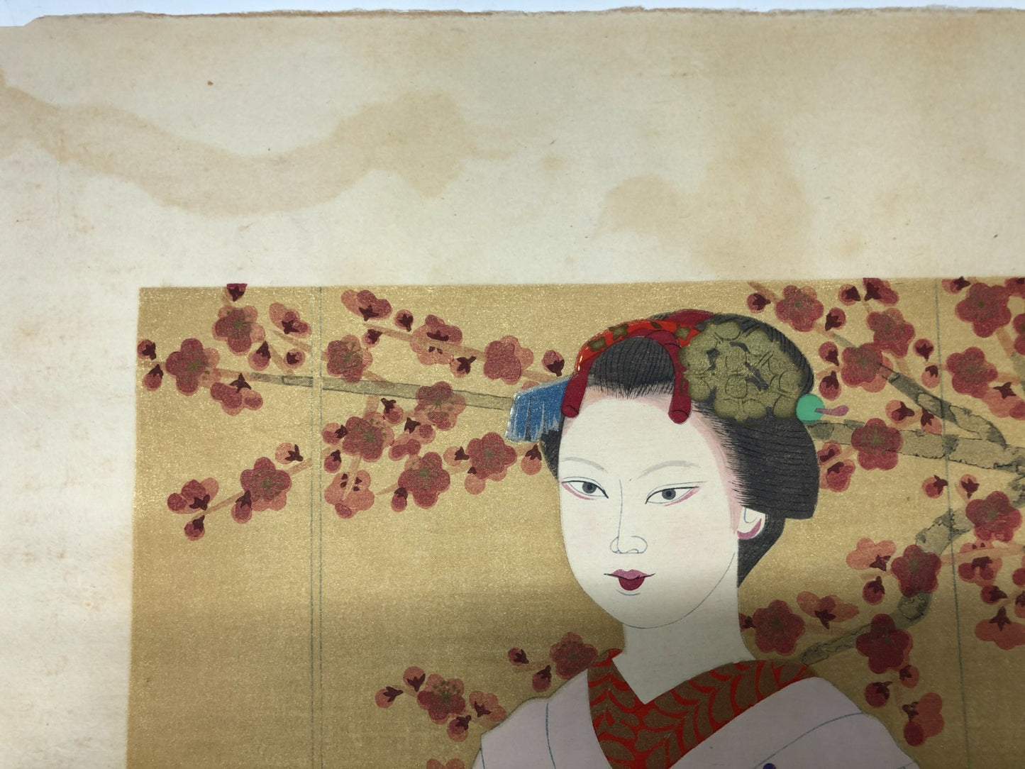 Morita Kohe Woodblock Print x 4：Four Maiko Dancers Bijin-ga