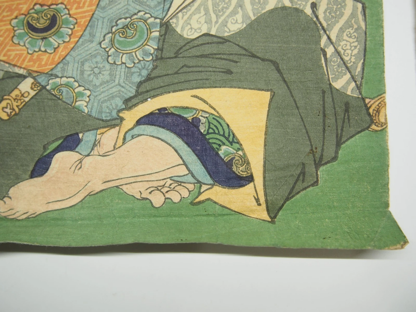 Yoshitoshi Woodblock Print: Fukushima Masamori Exterminating Monster, Ghost 1866