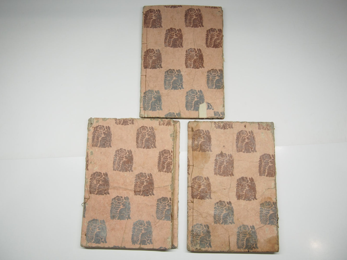 Kunisada Woodblock Print Book x3: "Love Training" Shunga Erotic Ghost Edo Period