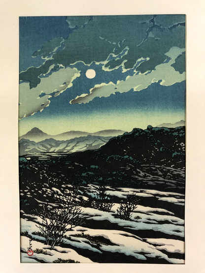 Hasui Woodblock Print x9 : The New Eight Views of Japan Shin-hanga