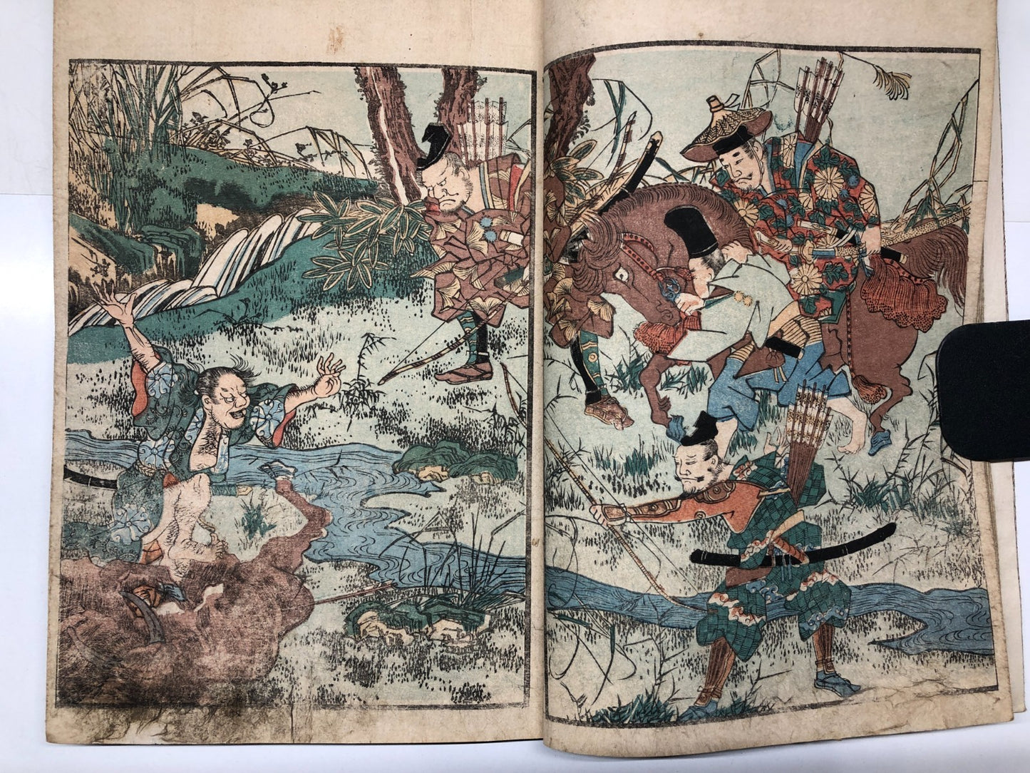 Kita Busei Woodblock Print Book Vol.1 part 1-3：Warriors, Warlord & monsters 1839