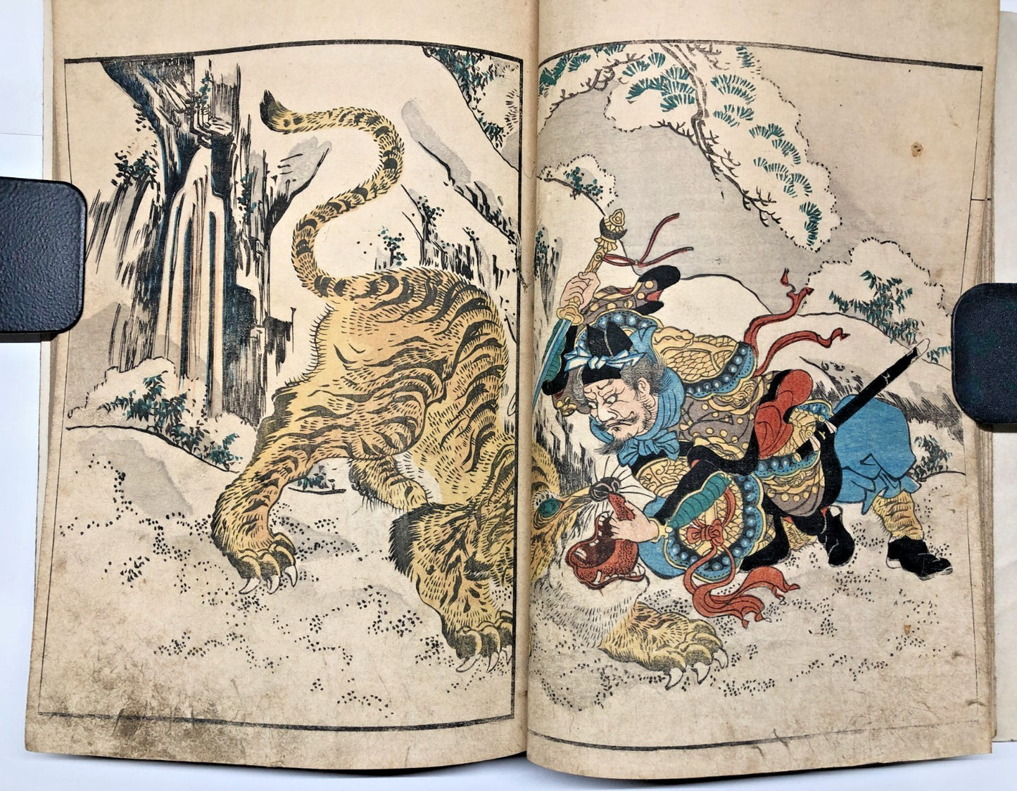 Kita Busei Woodblock Print Book Vol.1 part 1-3：Warriors, Warlord & monsters 1839