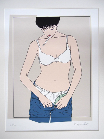 Hisashi Eguchi Giclée Print: "11:00 AM" 2/150 Limited Edition Signed 2020