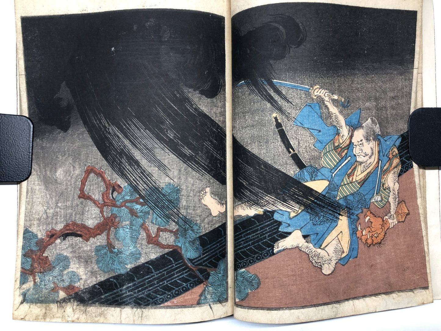 Kita Busei Woodblock Print Book Vol.1 part 1-3：Warriors, Warlord & monsters 1839