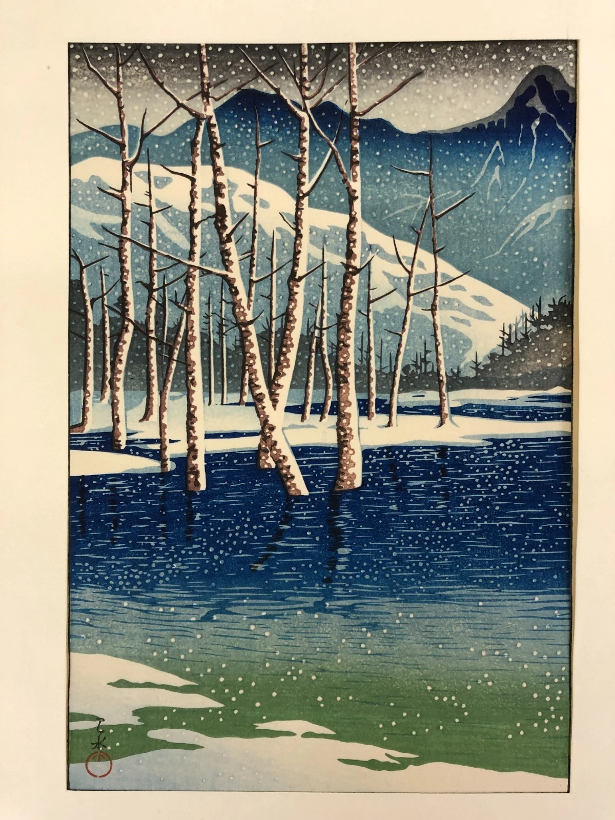 Hasui Woodblock Print x9 : The New Eight Views of Japan Shin-hanga