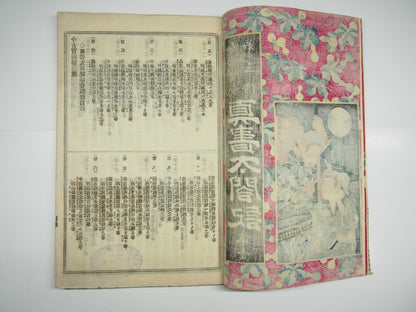 Yoshiiku Woodblock Print Cover vol.1-36：Taiko；War and Glory in Feudal Japan 1882