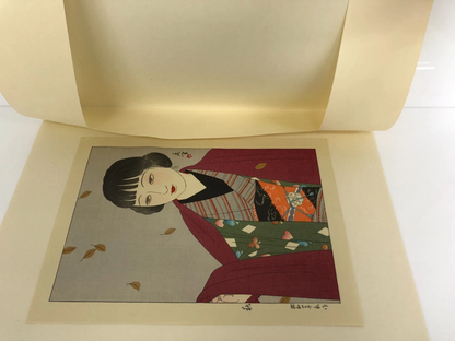 Hasui Woodblock Print x9 : The New Eight Views of Japan Shin-hanga