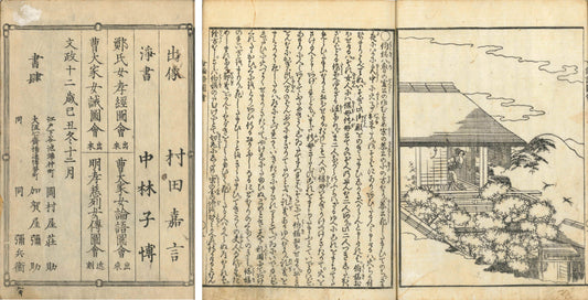 Illustrated Women’s Analects by Lady Cao, Murata Yoshikoto 1819