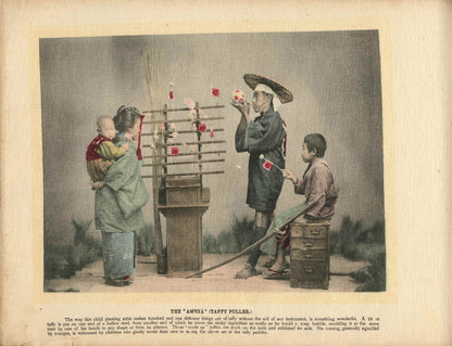 ILLUSTRATIONS OF JAPANESE LIFE 1896 Crepe-paper book
