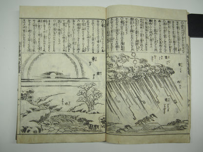 Woodblock Print Book x10 (Vol. 1-21): Kinmo Zui Illustrated Encyclopedia 1789