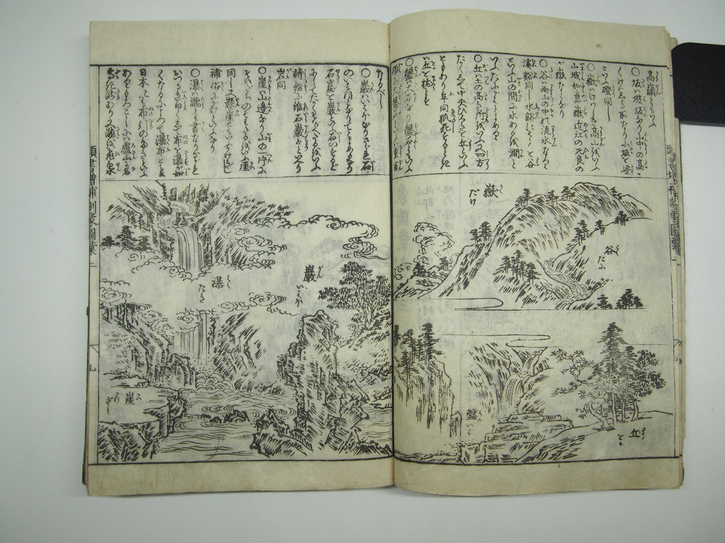 Woodblock Print Book x10 (Vol. 1-21): Kinmo Zui Illustrated Encyclopedia 1789