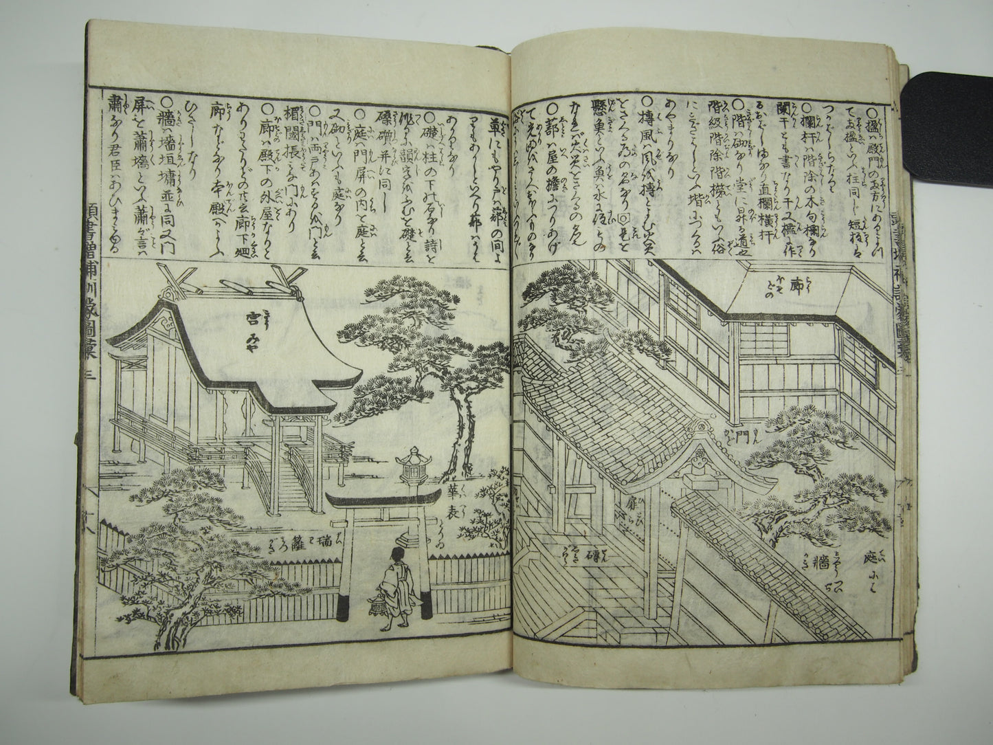 Woodblock Print Book x10 (Vol. 1-21): Kinmo Zui Illustrated Encyclopedia 1789