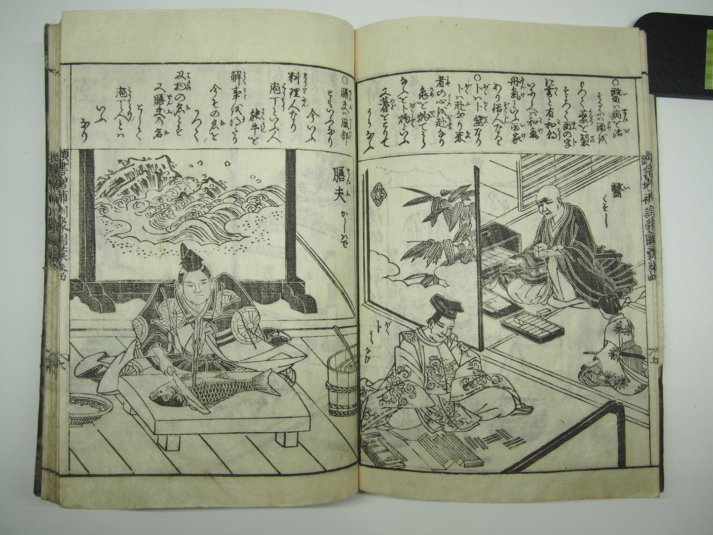 Woodblock Print Book x10 (Vol. 1-21): Kinmo Zui Illustrated Encyclopedia 1789