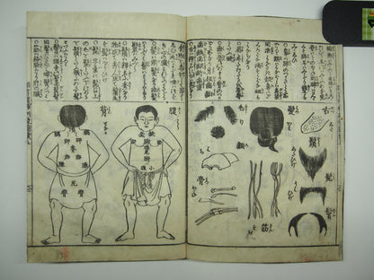 Woodblock Print Book x10 (Vol. 1-21): Kinmo Zui Illustrated Encyclopedia 1789