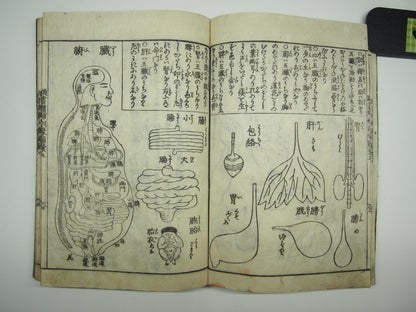 Woodblock Print Book x10 (Vol. 1-21): Kinmo Zui Illustrated Encyclopedia 1789