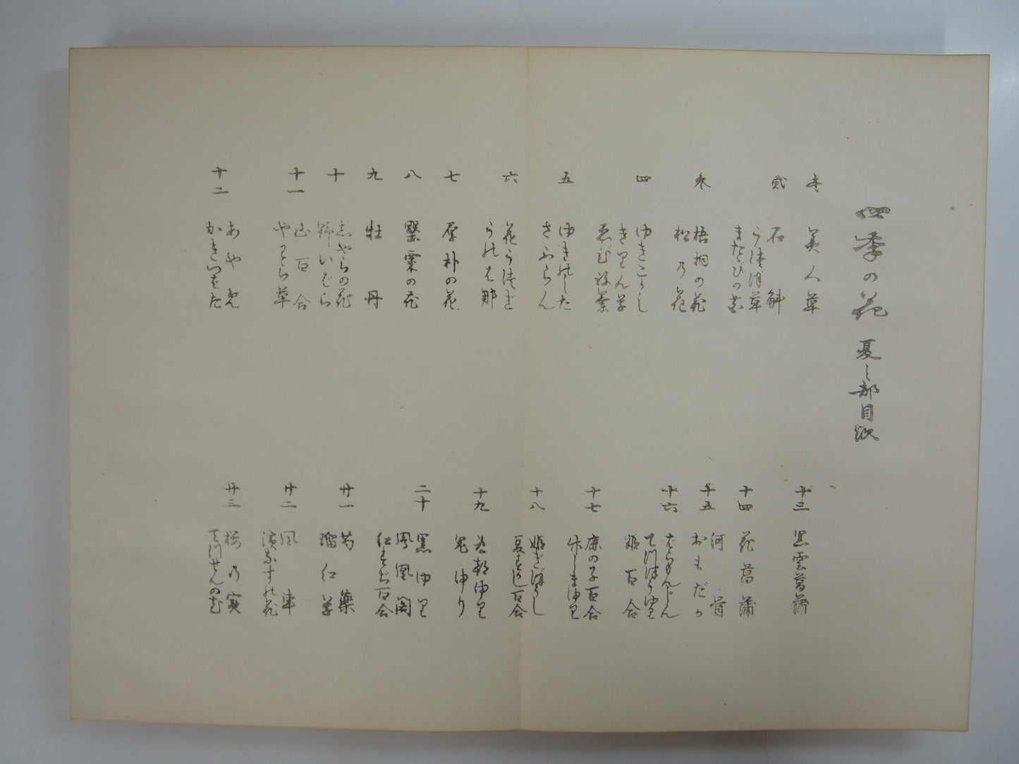 四季の花 全10巻 昭和42年 芸艸堂 Shiki no Hana (Flowers of the Four Seasons) (10 Volumes) 1967 Unsodo