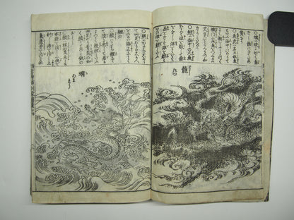 Woodblock Print Book x10 (Vol. 1-21): Kinmo Zui Illustrated Encyclopedia 1789