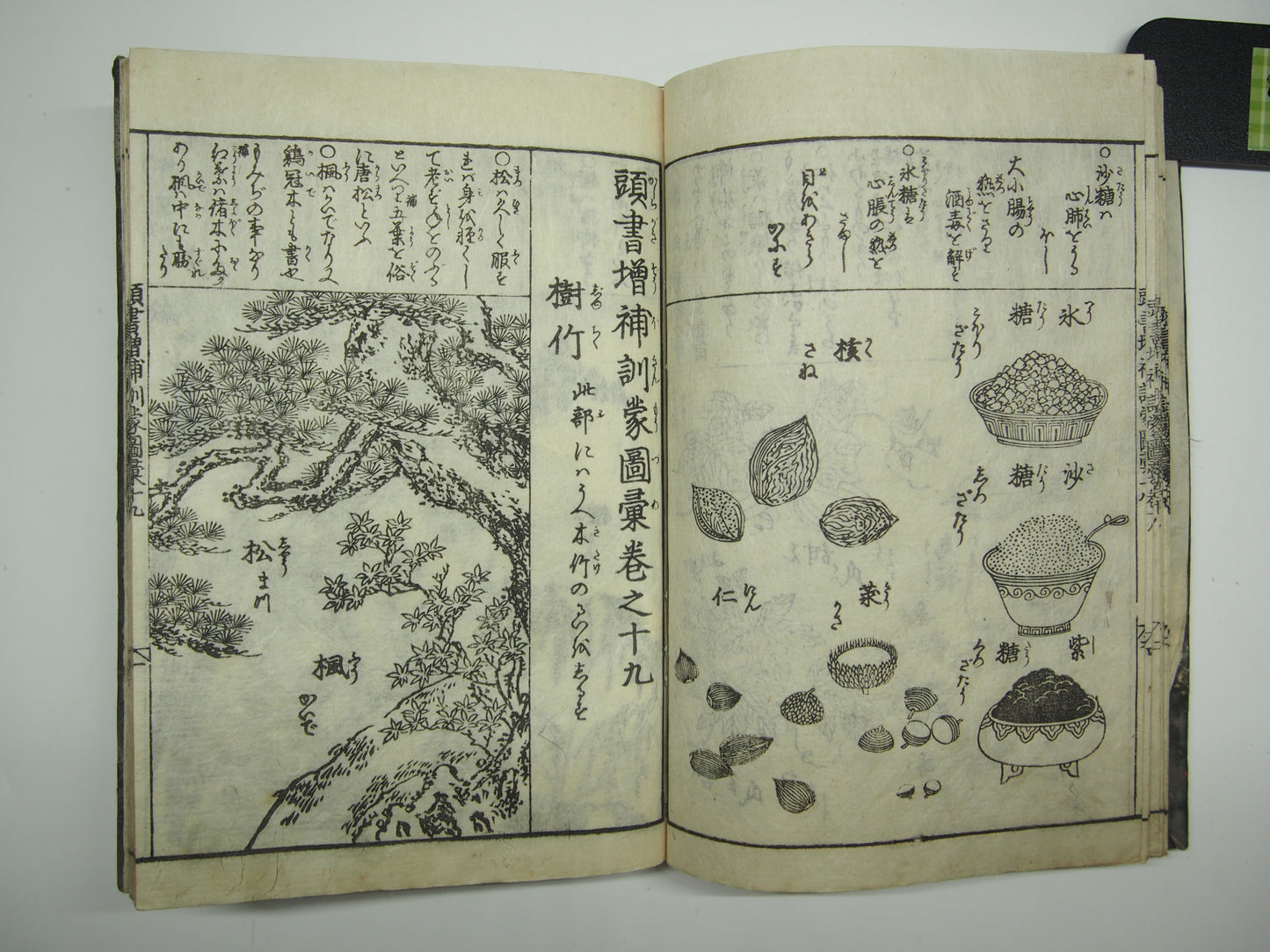 Woodblock Print Book x10 (Vol. 1-21): Kinmo Zui Illustrated Encyclopedia 1789